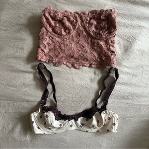 Free People Bralette Bra Lace Bundle XS